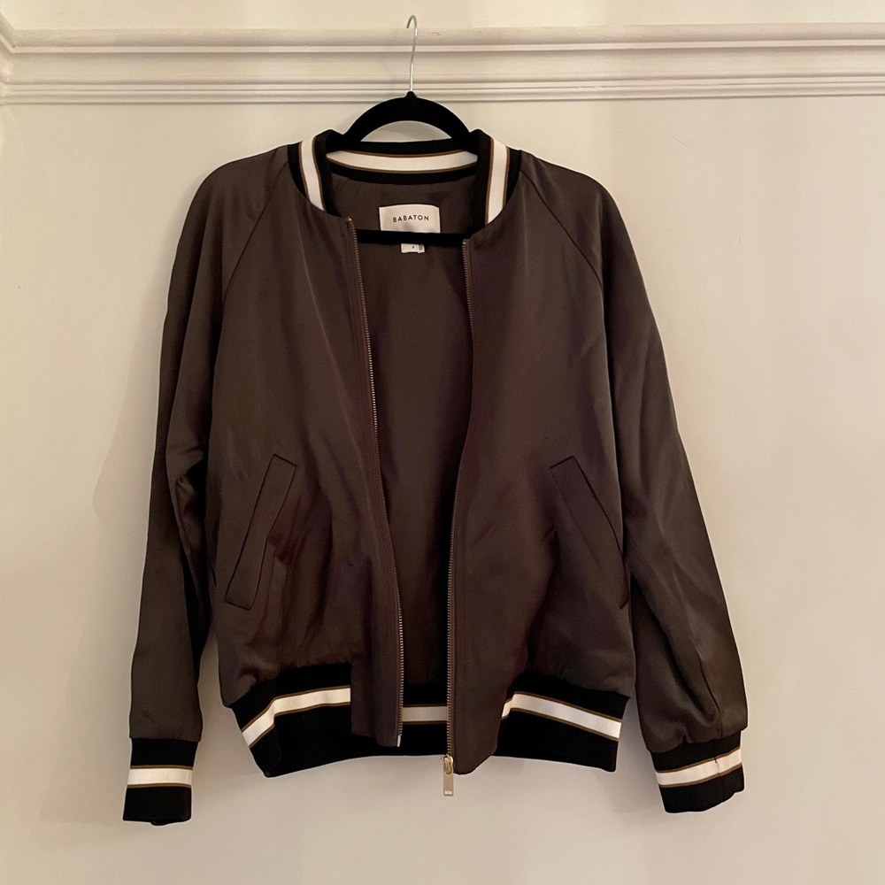 Army Silk Bomber Jacket